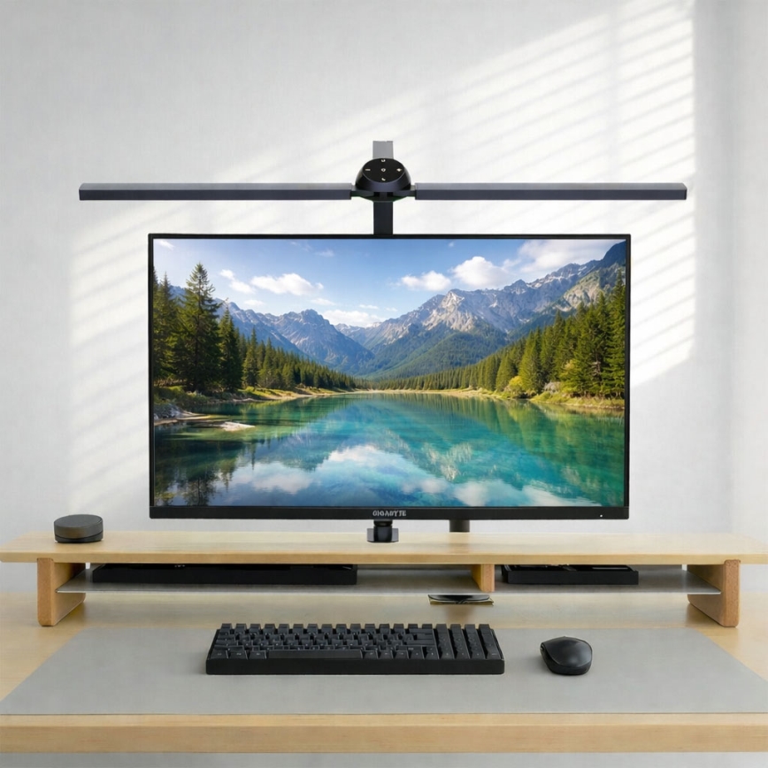 Brilagi - LED RGB сенсорна настільна лампа з регульованою яскравістю та кліпсою VARIO LED/18W/230V 3000-6500K CRI 96