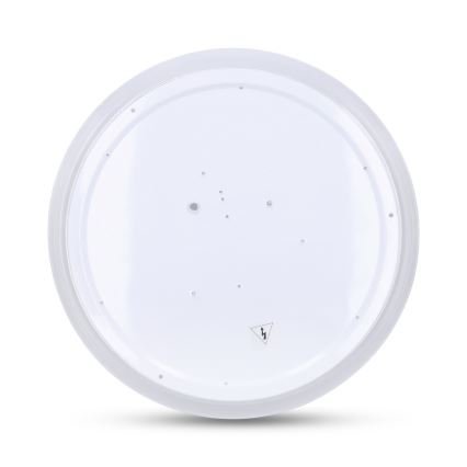 Brilagi - LED RGB димований стельовий світильник FLOCO LED/30W/230V діам. 39,5 cm 3000-6500K Wi-Fi Tuya + LED/6W + пульт дистанційного керування