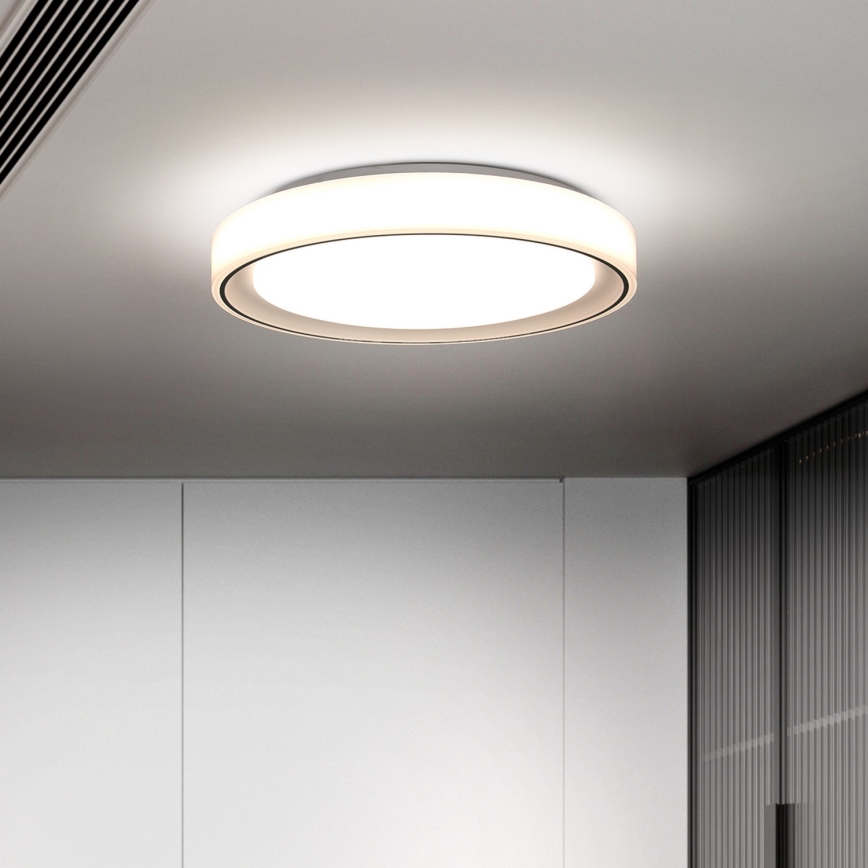 Brilagi - LED RGB Стельовий світильник з регулюванням яскравості FLOCO LED/30W/230V 3000-6500K Wi-Fi Tuya + LED/6W + пульт дистанційного керування