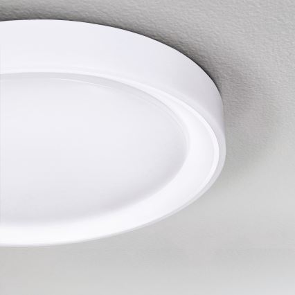 Brilagi - LED RGB Стельовий світильник з регулюванням яскравості FLOCO LED/30W/230V 3000-6500K Wi-Fi Tuya + LED/6W + пульт дистанційного керування