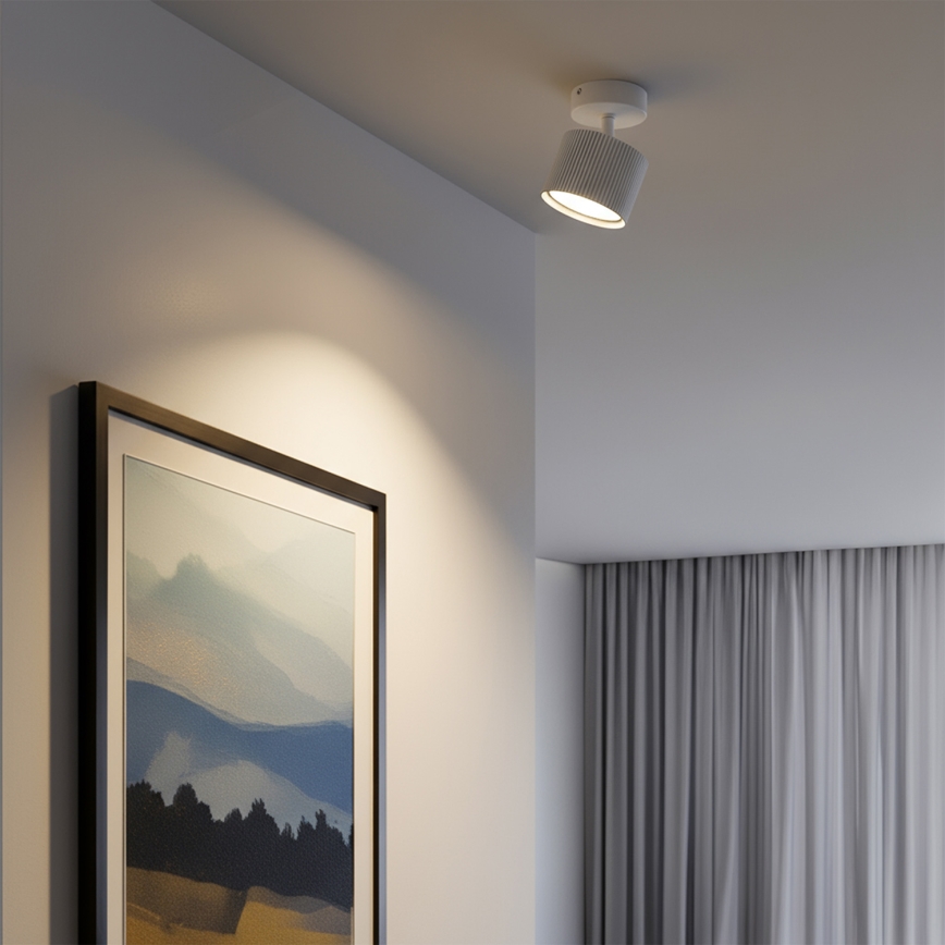 BRILAGI - LED RGB+CCT димований точковий світильник STRIPY 1xGX53/14W/230V pr. 82 mm 2700-6500K Wi-Fi Tuya білий