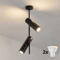 BRILAGI - LED RGBW Диммируемая люстра на штанге BRANCH 2xGU10/6,5W/230V 2700-6500K черная