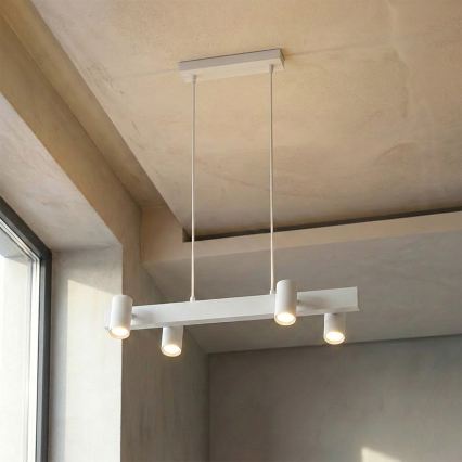 BRILAGI - диммируемая LED RGBW люстра на тросе SELE 4xGU10/6,5W/230V 2700-6500K белая