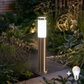 BRILAGI - LED RGBW диммируемая уличная лампа ELIA 1xE27/6,5 Вт/230 В 2700-6500 К IP44 Wi-Fi 50 см матовый хром