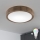 Brilagi - LED RGBW диммируемый потолочный светильник CARVALHO SLIM 1xE27/9W/230V 2700-6500K Wi-Fi, дуб, диаметр 27 см