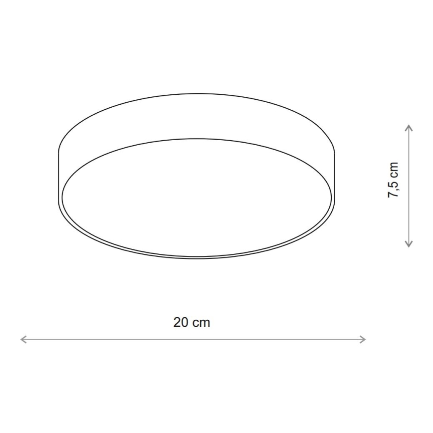Brilagi - LED RGBW диммируемый потолочный светильник CLARE 1xE27/9W/230V 2700–6500K диаметр 20 см Wi-Fi бежевый