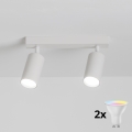 Brilagi - LED RGBW диммируемый точечный светильник SELE 2xGU10/4,8W/230V 3000K белый + пульт дистанционного управления