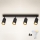 Brilagi - LED RGBW диммируемый точечный светильник SELE 4xGU10/4,8W/230V 3000K черный/золотой + пульт дистанционного управления