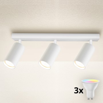 Brilagi - LED RGBW Диммируемый точечный светильник SELE MODERN 3xGU10/6,5W/230V 2700-6500K Wi-Fi белый