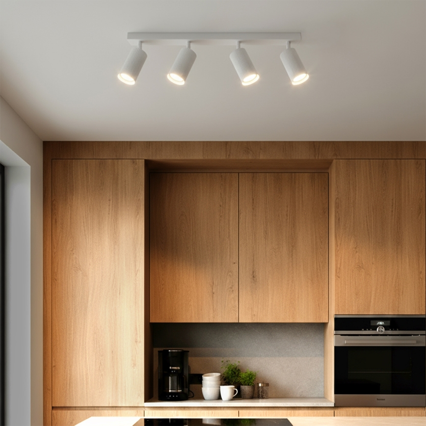 Brilagi - LED RGBW диммируемый точечный светильник SELE MODERN 4xGU10/4,8W/230V 3000K белый + пульт дистанционного управления