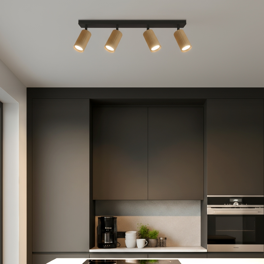Brilagi - LED RGBW диммируемый точечный светильник SELE MODERN 4xGU10/4,8W/230V 3000K золотой + пульт дистанционного управления