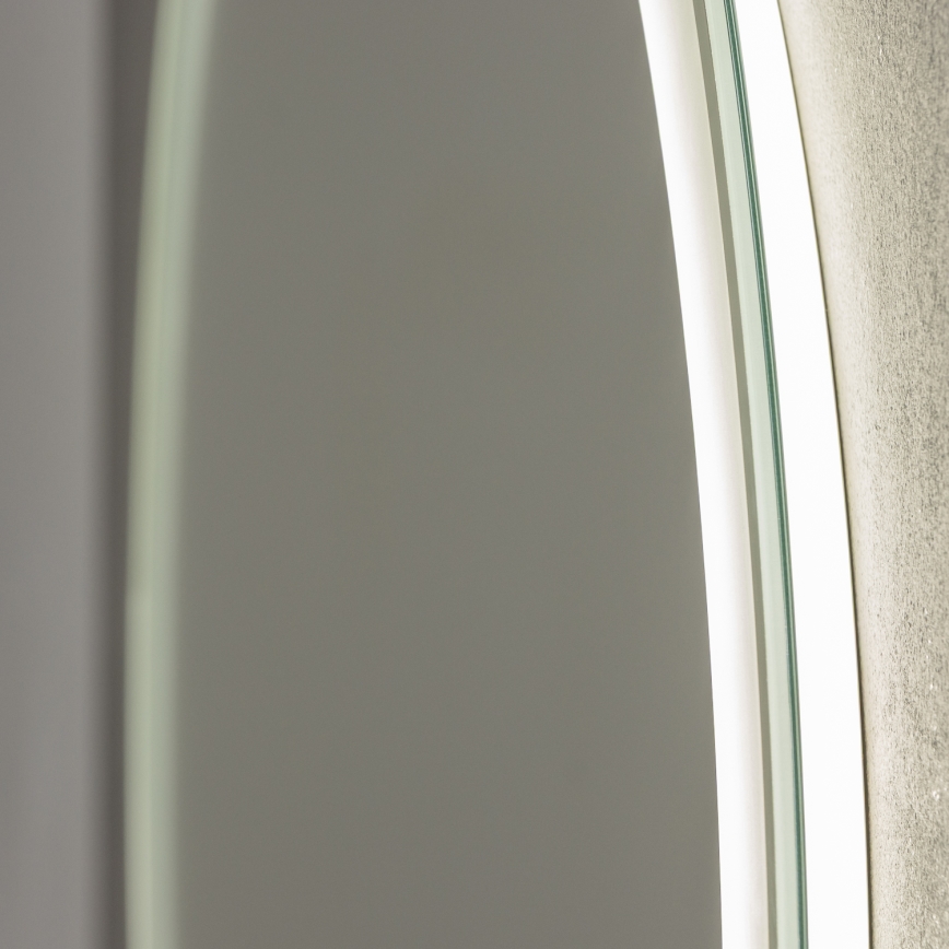 Brilagi - LED RGBW дзеркало для ванної кімнати з підігрівом AVA PRO LED/18W/230V діам. 60 см IP44 CRI 90 з регульованою яскравістю + CCT