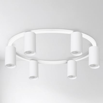 BRILAGI - LED RGBW димований стельовий світильник SELE 6xGU10/6,5W/230V 2700-6500K білий + пульт дистанційного керування