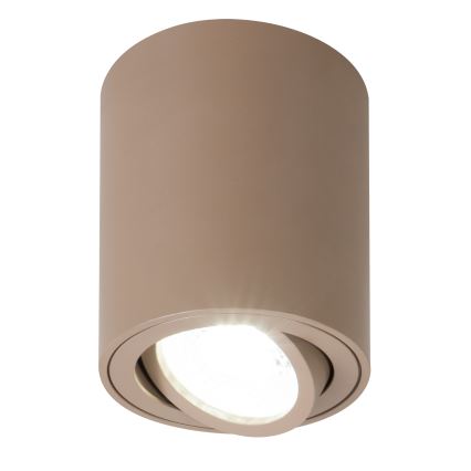 Brilagi - LED RGBW точковий світильник MIA з регулюванням яскравості 1xGU10/4,8W/230V 3000K 100x80 mm бежевий + пульт дистанційного керування