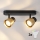 Brilagi - LED RGBW димований точковий світильник NUGGET 2xGU10/4,8W/230V 3000K чорний/золотий + пульт дистанційного керування