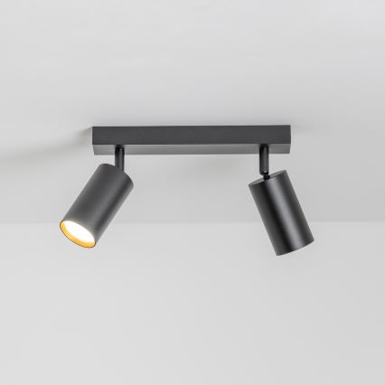 Brilagi - LED RGBW точковий світильник SELE 2xGU10/6W/230V 3000K чорний/золотий з регульованою яскравістю + пульт дистанційного керування