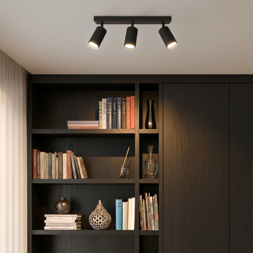 Brilagi - LED RGBW регульований точковий світильник SELE MODERN 3xGU10/6,5W/230V 2700-6500K Wi-Fi чорний