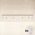 Brilagi - LED RGBW димований точковий світильник SELE MODERN 6xGU10/6,5W/230V 2700-6500K Wi-Fi білий
