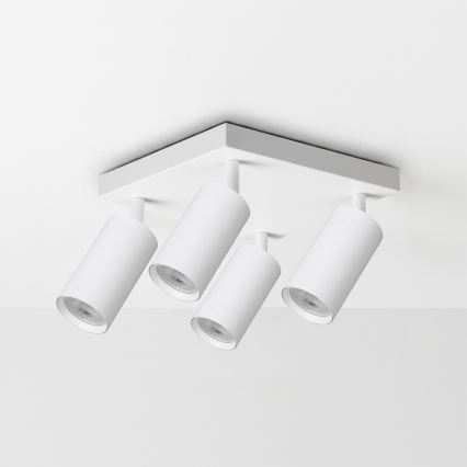 BRILAGI - LED RGBW димований точковий світильник SELE SQUARE 4xGU10/6,5W/230V 2700-6500K білий