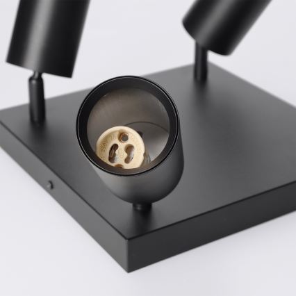 BRILAGI - LED RGBW димуваний точковий світильник SELE SQUARE 4xGU10/6,5W/230V 2700-6500K чорний