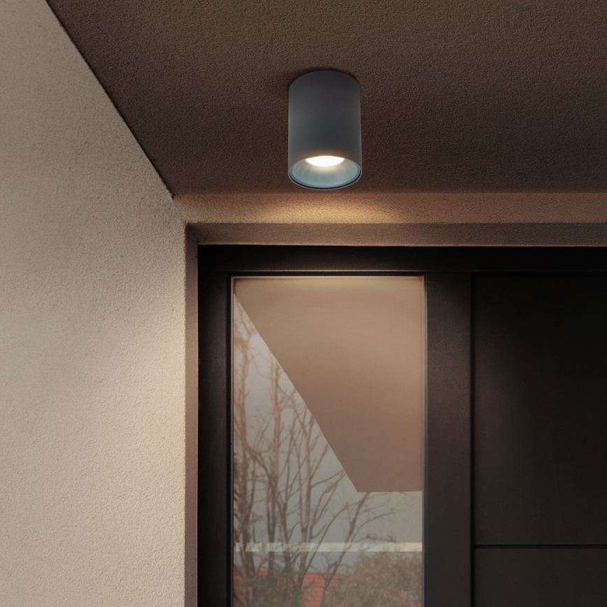 Brilagi - LED RGBW димований точковий світильник TRINE 1xGU10/4,8W/230V 3000K антрацит + пульт дистанційного керування