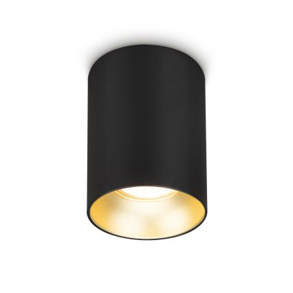 Brilagi - LED RGBW точковий світильник TRINE з регульованою яскравістю 1xGU10/4,8W/230V 3000K чорний/золотий + пульт дистанційного керування