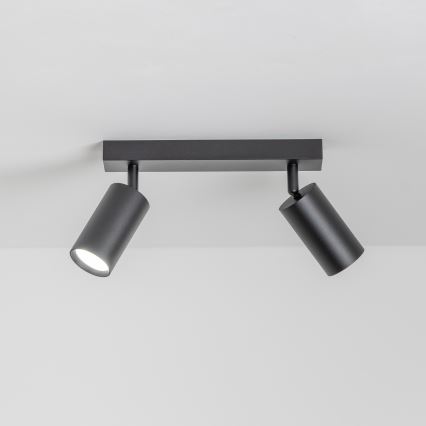 Brilagi - LED RGBW точковий світильник SELE з регулюванням яскравості 2xGU10/4,8W/230V 3000K чорний + пульт дистанційного керування