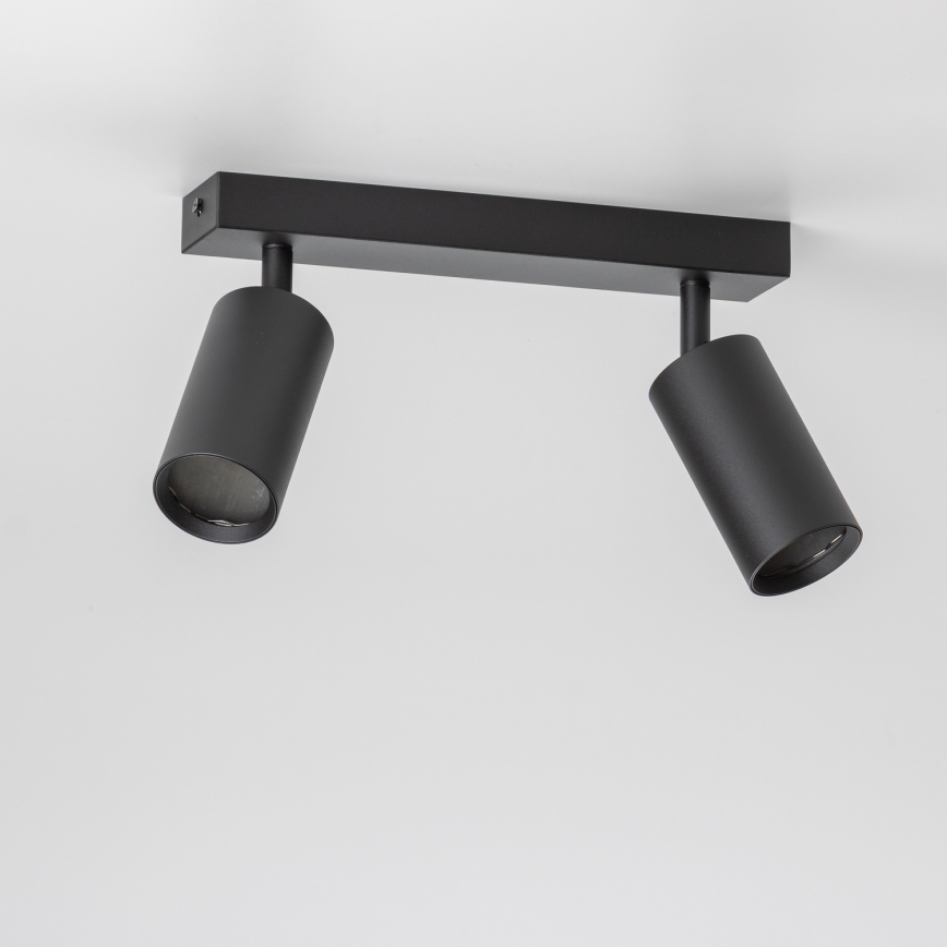 Brilagi - LED RGBW точковий світильник SELE з регулюванням яскравості 2xGU10/4,8W/230V 3000K чорний + пульт дистанційного керування