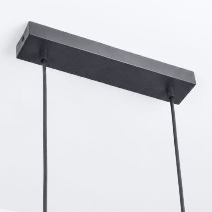 BRILAGI - LED RGBW регульована люстра на тросі SELE 6xGU10/6,5W/230V 2700-6500K чорна + пульт дистанційного керування