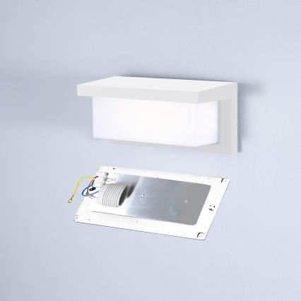 Brilagi - LED RGBW диммируемый наружный настенный светильник BRICKY 1xE27/9W/230V 2700-6500K IP54 белый