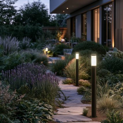 BRILAGI - LED RGBW диммируемая уличная лампа ELIA 1xE27/6,5W/230V 2700-6500K IP44 Wi-Fi 100 см антрацит