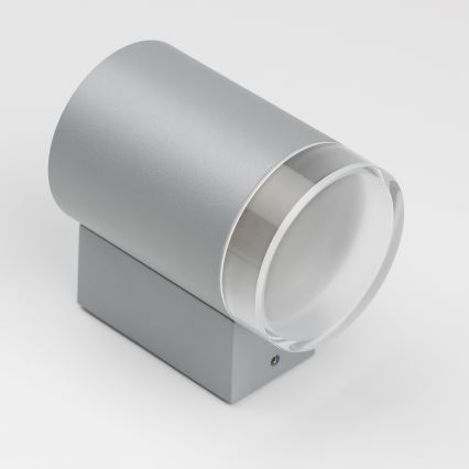 Brilagi - Диммируемый уличный настенный светильник LED RGBW MATERA 1xGU10/4,8W/230V 3000K IP54 серый + пульт дистанционного управления