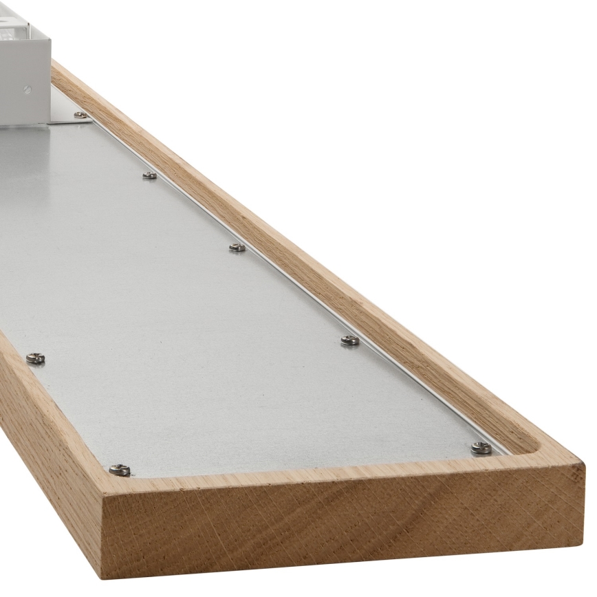 Brilagi - LED RGBW Панель з регулюванням яскравості WOODY FRAME LED/34W/230V 11,5x123 см 2700-6500K дуб + пульт дистанційного керування