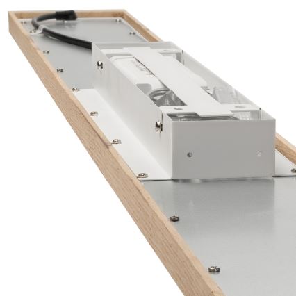 Brilagi - LED RGBW Панель з регулюванням яскравості WOODY FRAME LED/34W/230V 11,5x123 см 2700-6500K дуб + пульт дистанційного керування