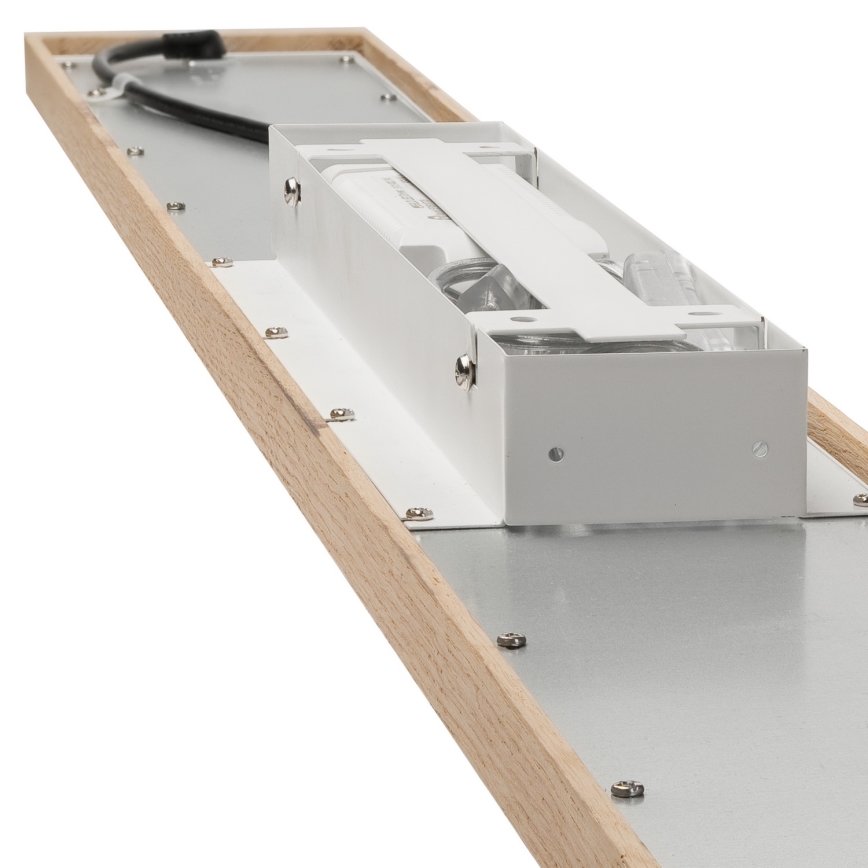 Brilagi - LED RGBW Панель з регулюванням яскравості WOODY FRAME LED/34W/230V 11,5x123 см 2700-6500K дуб + пульт дистанційного керування