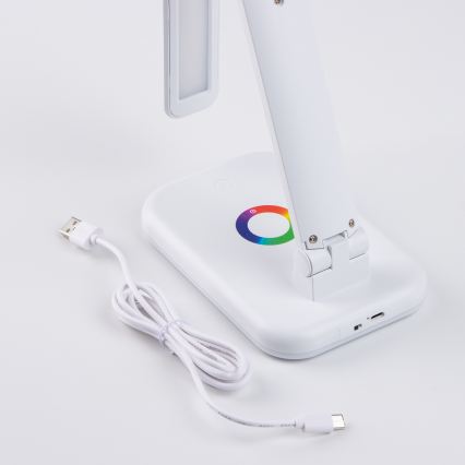 BRILAGI - LED RGBW регульована настільна лампа MODO LED/7W/5V 3000/4000/6500K біла