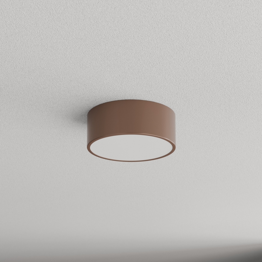BRILAGI - LED RGBW стельовий світильник з регулюванням яскравості CLARE 1xE27/12W/230V Ø 20 см коричневий