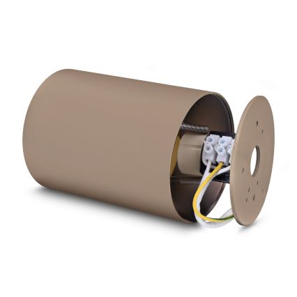 BRILAGI - LED RGBW затемнюваний точковий світильник TRINE 1xGU10/4,8W/230V 3000K бежевий/золотий + пульт дистанційного керування