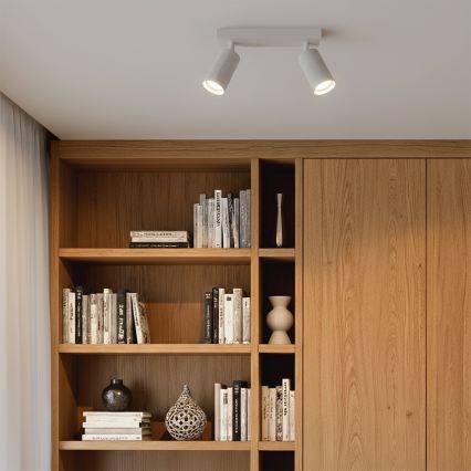 Brilagi - LED RGBW точковий світильник з регулюванням яскравості SELE MODERN 2xGU10/4,8W/230V 3000K білий + пульт дистанційного керування