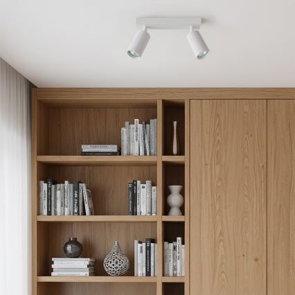 Brilagi - LED RGBW точковий світильник з регулюванням яскравості SELE MODERN 2xGU10/4,8W/230V 3000K білий + пульт дистанційного керування
