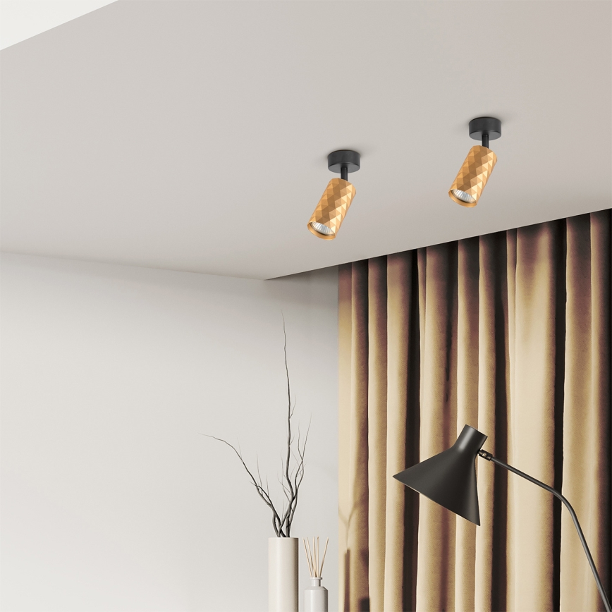 Brilagi - LED RGBW димований точковий світильник SELE DIAMANT 1xGU10/4,8W/230V золотий + пульт дистанційного керування