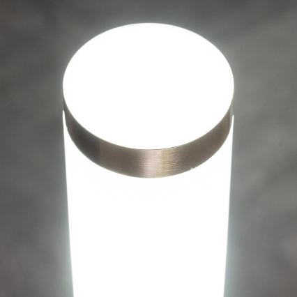 BRILAGI - LED RGBW диммируемая наружная лампа ELIA 1xE27/6,5W/230V 2700-6500K IP44 Wi-Fi 100 cm матовый хром