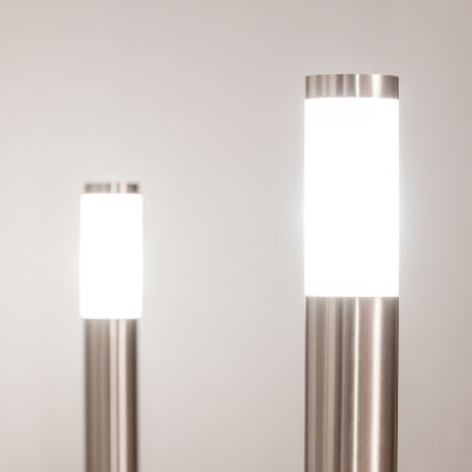 BRILAGI - LED RGBW диммируемая наружная лампа ELIA 1xE27/6,5W/230V 2700-6500K IP44 Wi-Fi 100 cm матовый хром