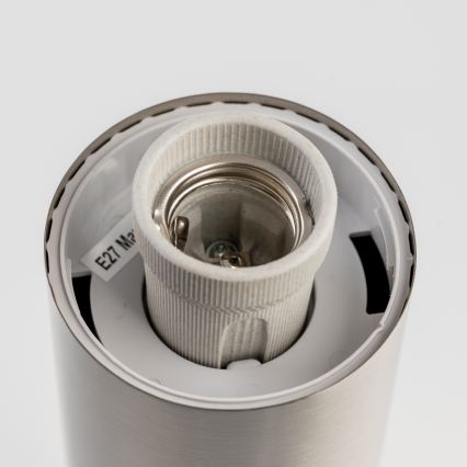 BRILAGI - LED RGBW диммируемая наружная лампа ELIA 1xE27/6,5W/230V 2700-6500K IP44 Wi-Fi 100 cm матовый хром