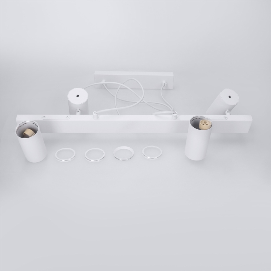 BRILAGI - LED RGBW люстра на тросі SELE з регулюванням яскравості 4xGU10/6,5W/230V 2700-6500K біла