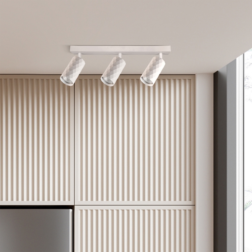Brilagi - LED RGBW димувальний точковий світильник SELE DIAMANT 3xGU10/4,8W/230V 3000K білий + пульт дистанційного керування