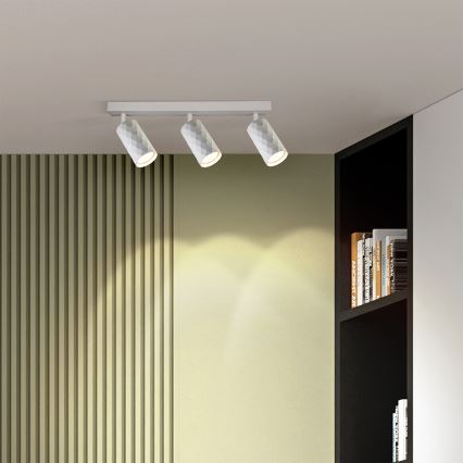 Brilagi - LED RGBW димувальний точковий світильник SELE DIAMANT 3xGU10/4,8W/230V 3000K білий + пульт дистанційного керування