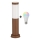 Brilagi - LED RGBW затемнювана зовнішня лампа 1xE27/9W/230V 2700–6500K IP44 40 см, коричнева