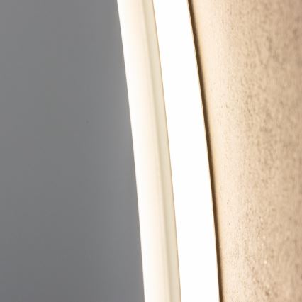 Brilagi - LED RGBW зеркало для ванной с подогревом CLARA PRO LED/18,5W/230V диаметр 60 см IP44 CRI 90 диммируемое + CCT