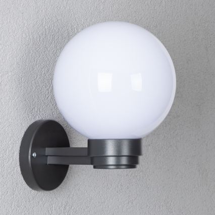 BRILAGI - LED RGBW затемнюваний вуличний настінний світильник HARBOR 1xE27/12W/230V 2700-6500K IP33 антрацит/білий